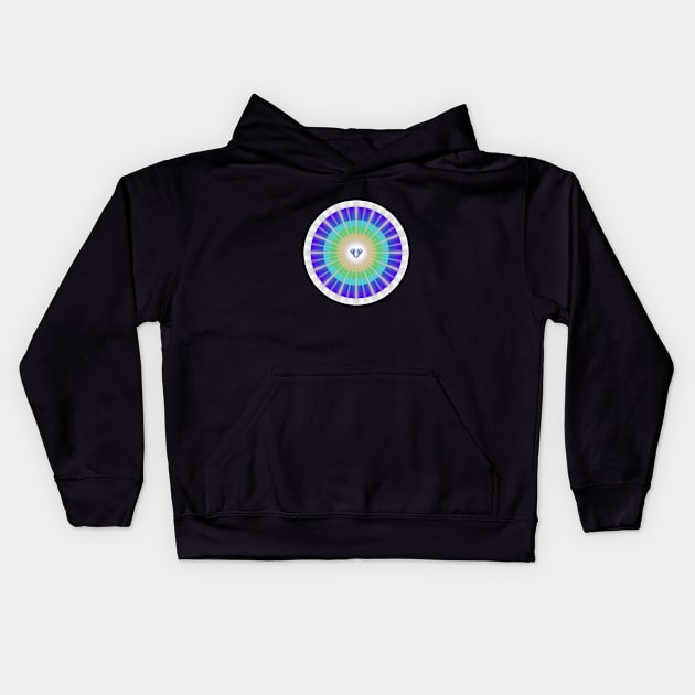 Rainbow Diamond Light - 3 Kids Hoodie by ShineYourLight